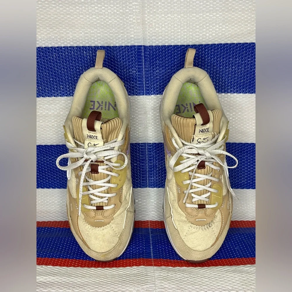 Nike Air Max 90 Futura X Serena Williams Womens Brown Sneakers Shoes DX4221-200